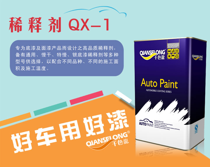 千色龍汽車稀釋劑QX-1